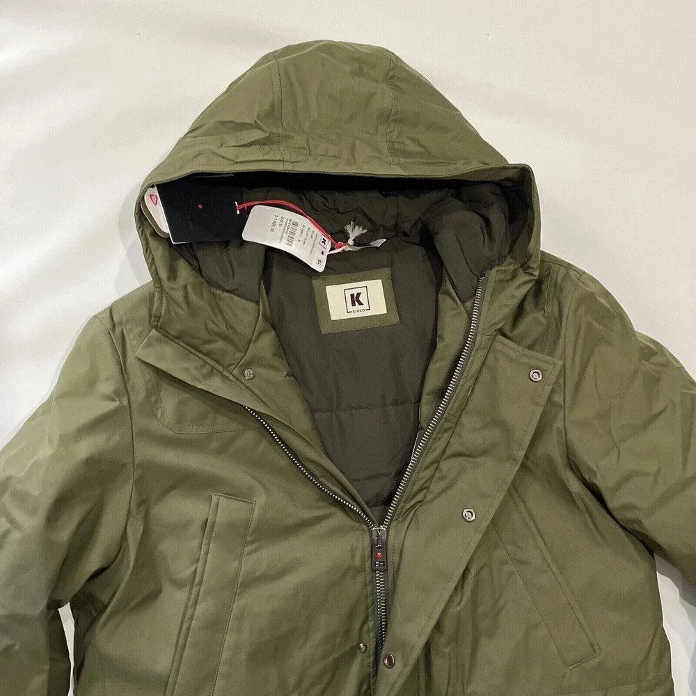 Kired by Kiton men's Olive Parka Jacket - size 42‎ / 52 eu - retail $1695